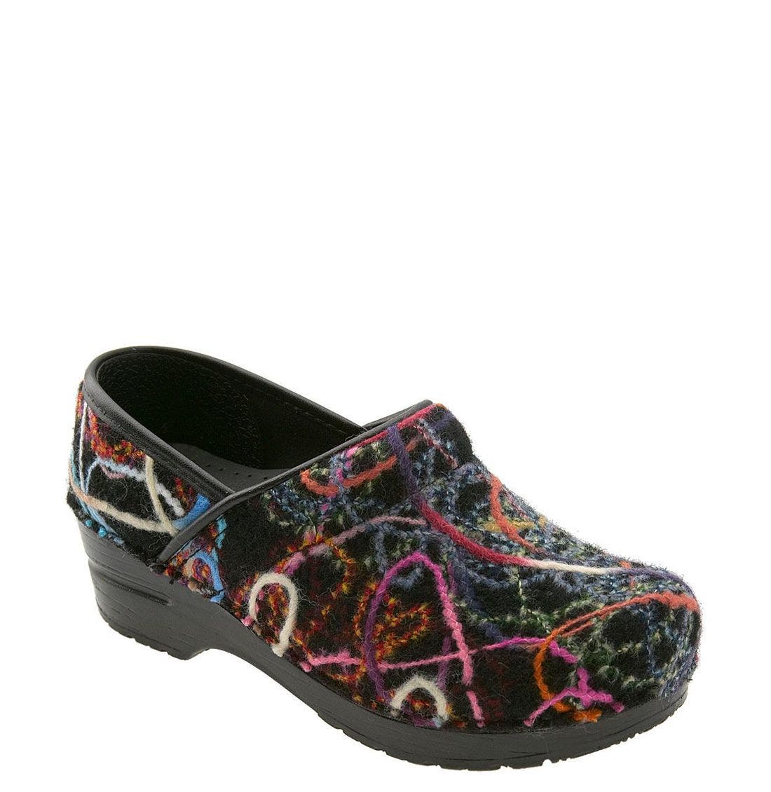 dansko confetti clogs