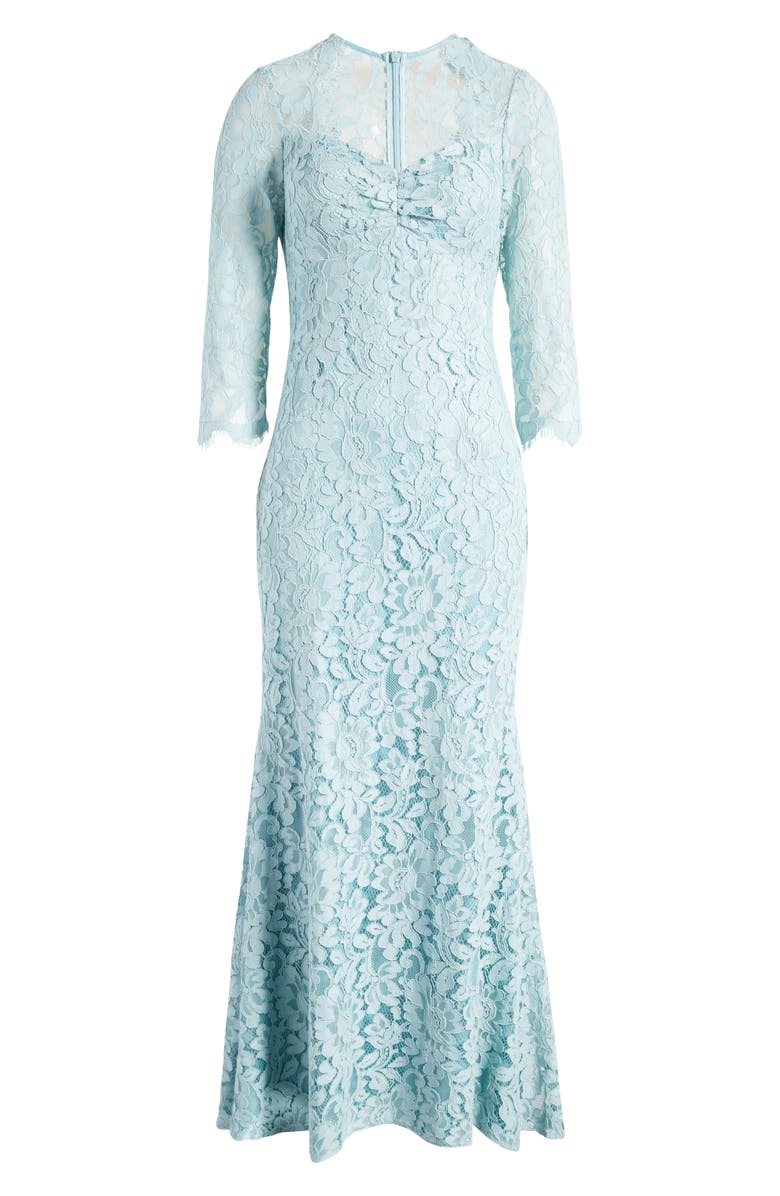 Eliza J Floral Lace Trumpet Gown | Nordstrom