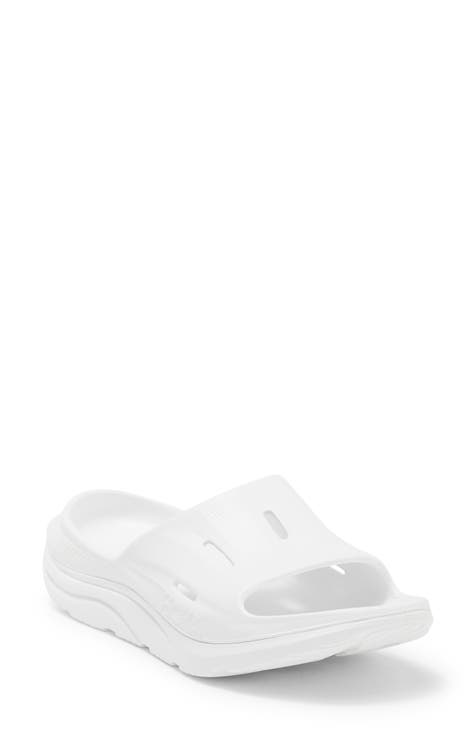 Men's White Sandals, Slides & Flip-Flops