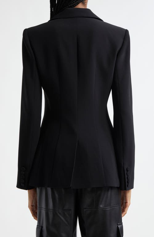 Shop Cinq À Sept Cynthia Fitted Blazer In Black