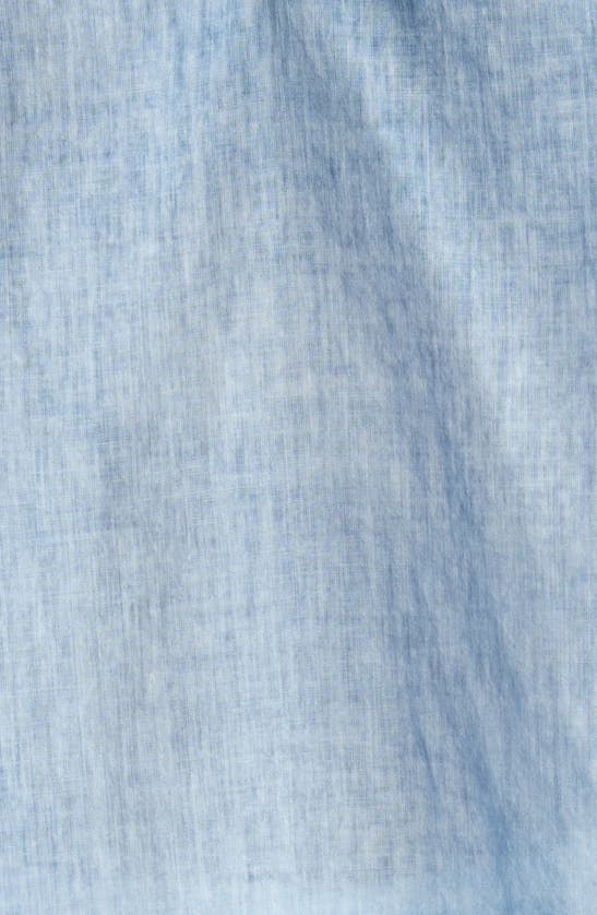 Shop Rails Marli Cotton Peasant Shirt In Faded Blue