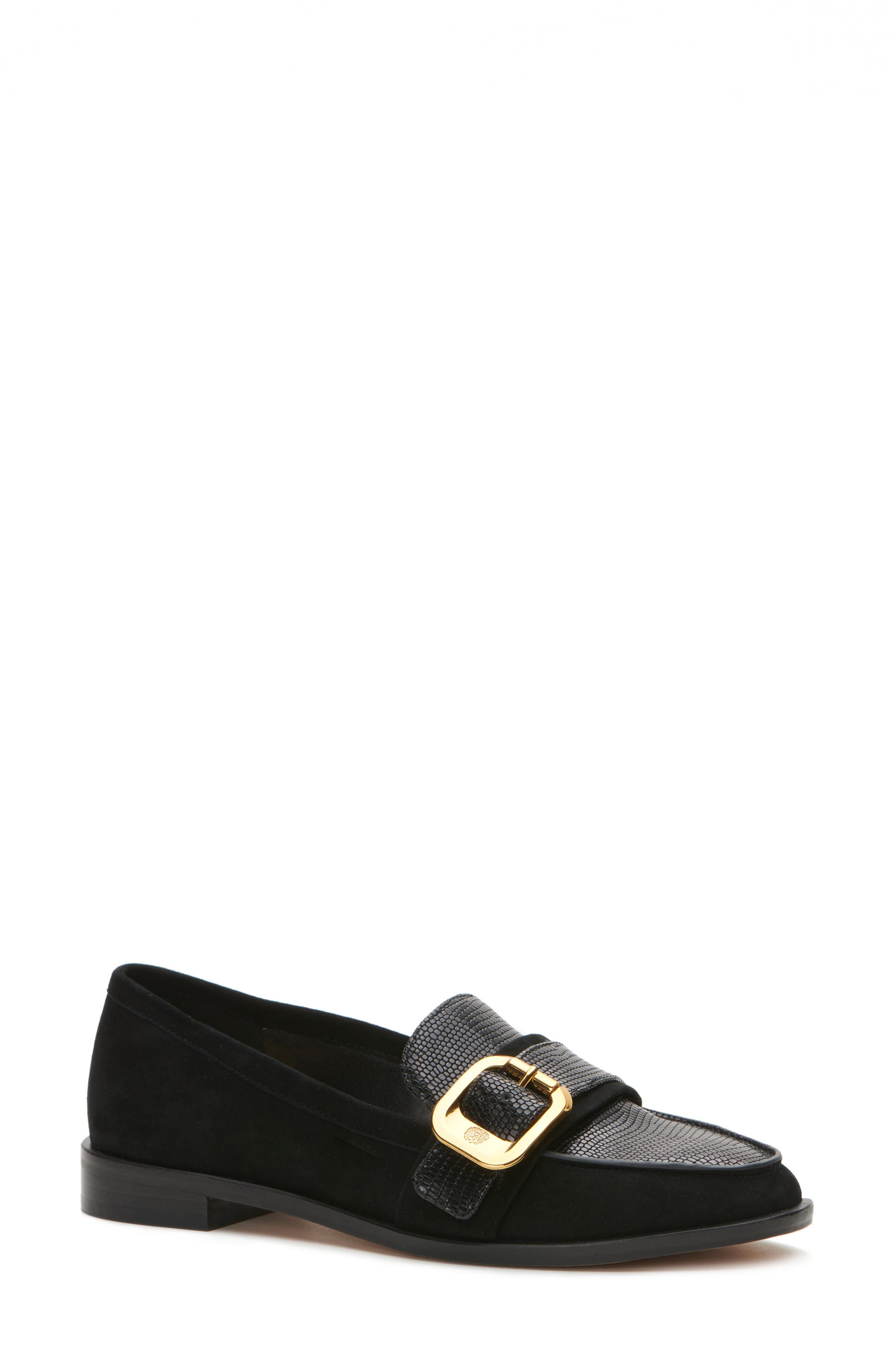 vince camuto black loafers