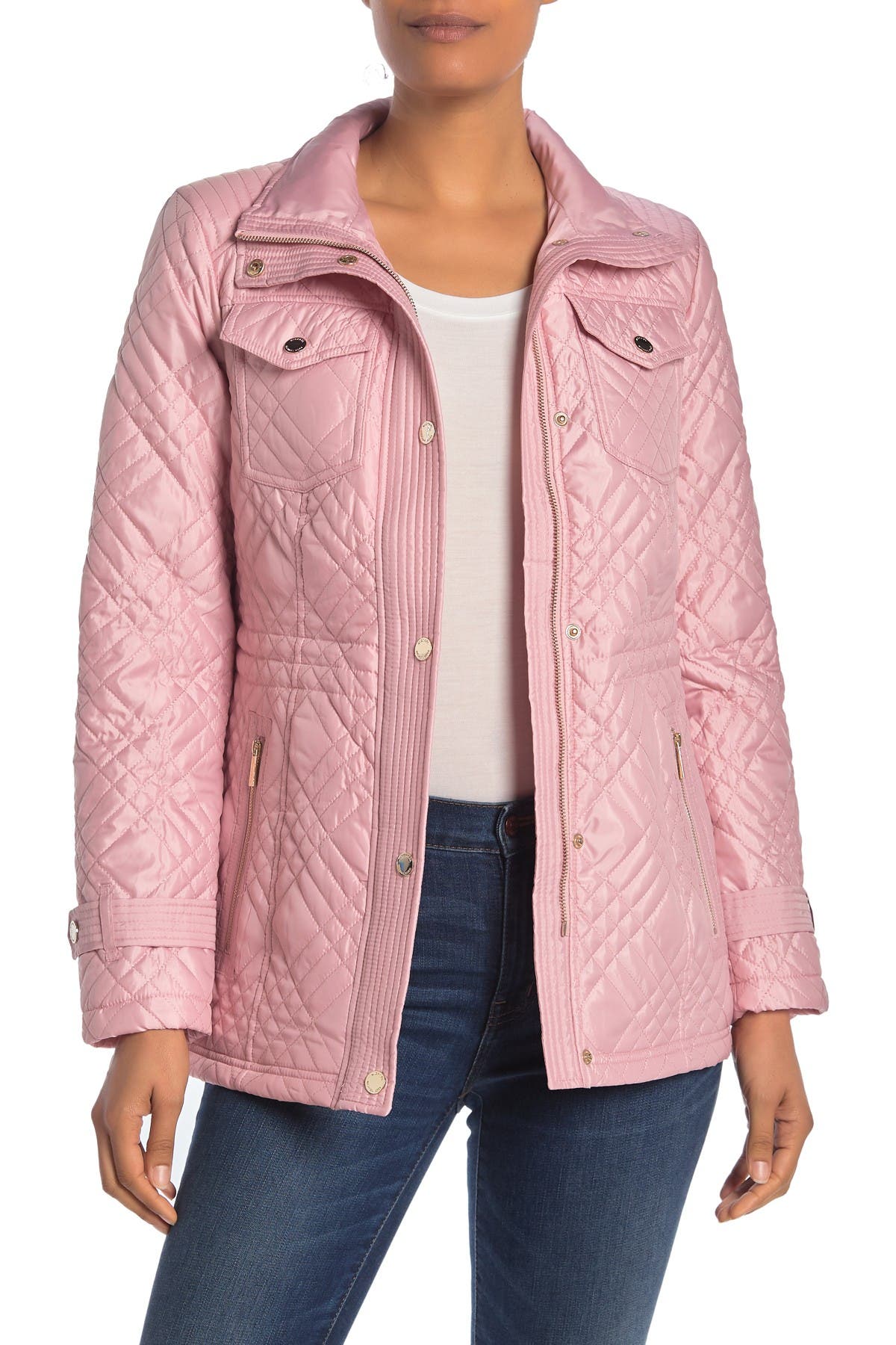 quilted anorak jacket