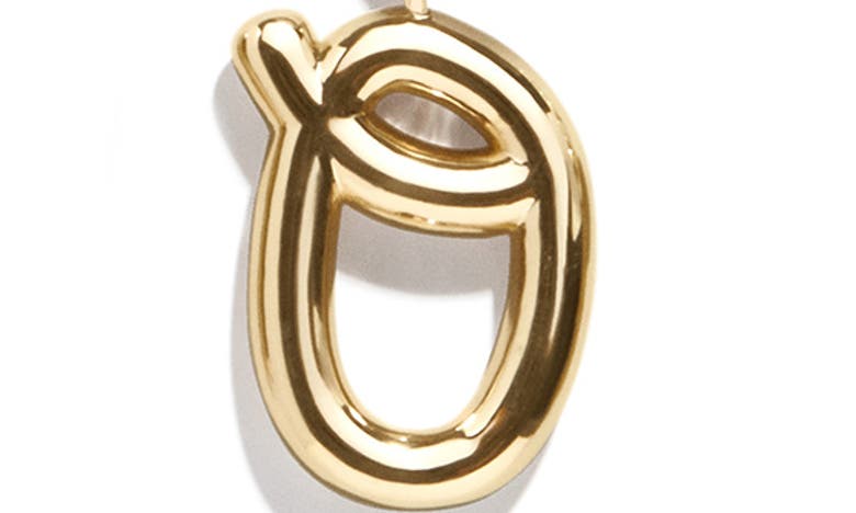 Shop Baublebar Bubble Initial Necklace In Gold O