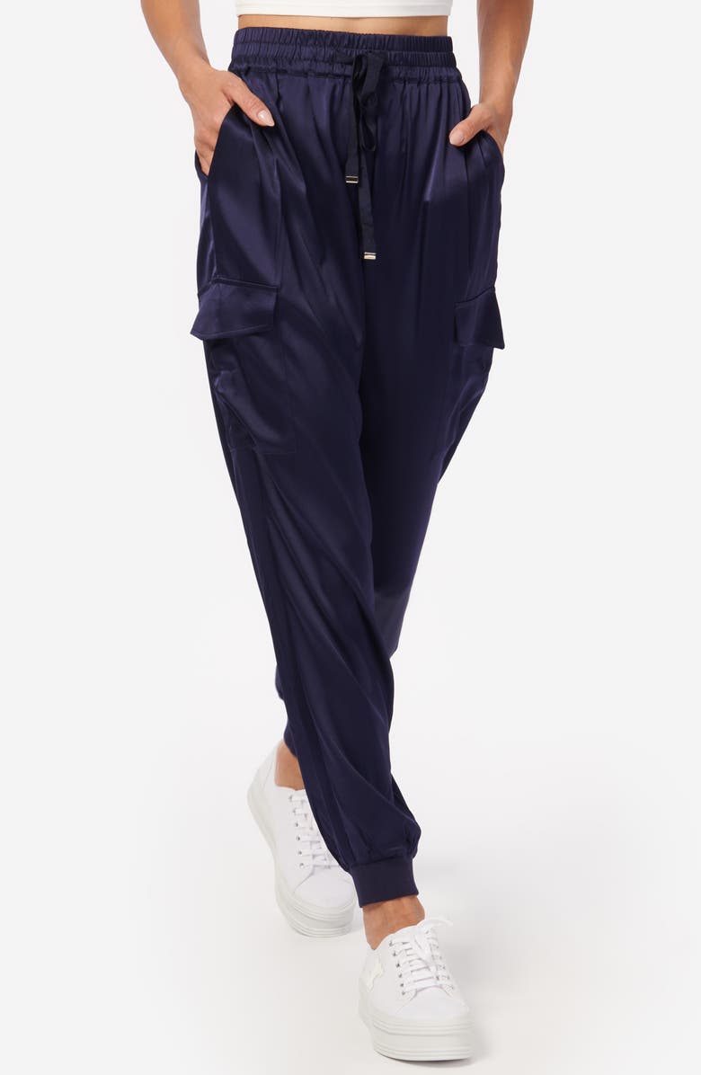 CAMI NYC Elsie Stretch Silk Joggers Nordstrom