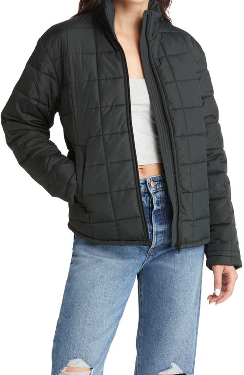 Body Glove Quilted Puffer Jacket in Black