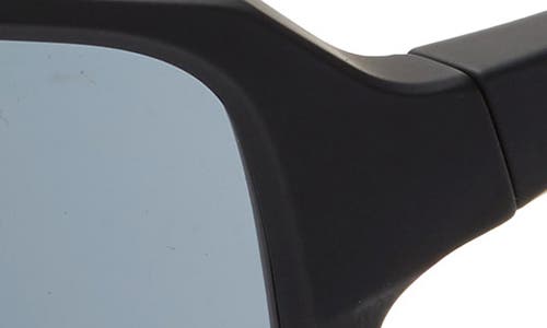 Shop Smith Flywheel 160mm Chromapop™ Shield Sunglasses In Matte Black/black