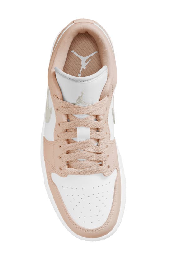 Shop Jordan Air  1 Low Sneaker In White/ Light Bone/ Beige