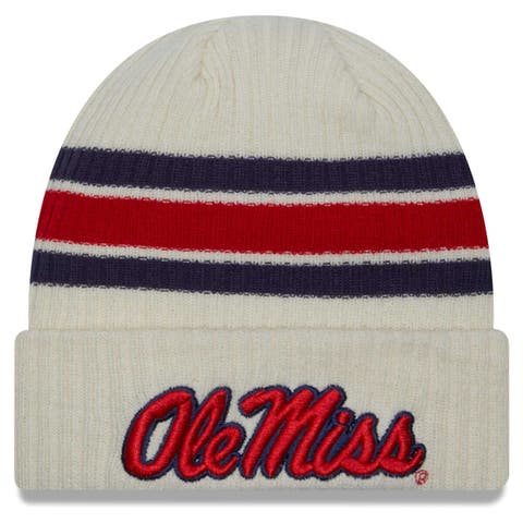 Outerstuff Youth Boys Cream, Navy Chicago Bears Bone Cuffed Knit Hat