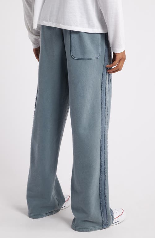 Shop Elwood Metal Cotton Terry Sweatpants In Slate