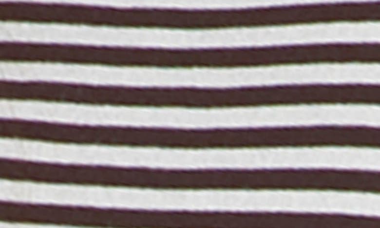 Shop Splendid Candice Stripe Linen Blend Crop Tank In Lead Stripe