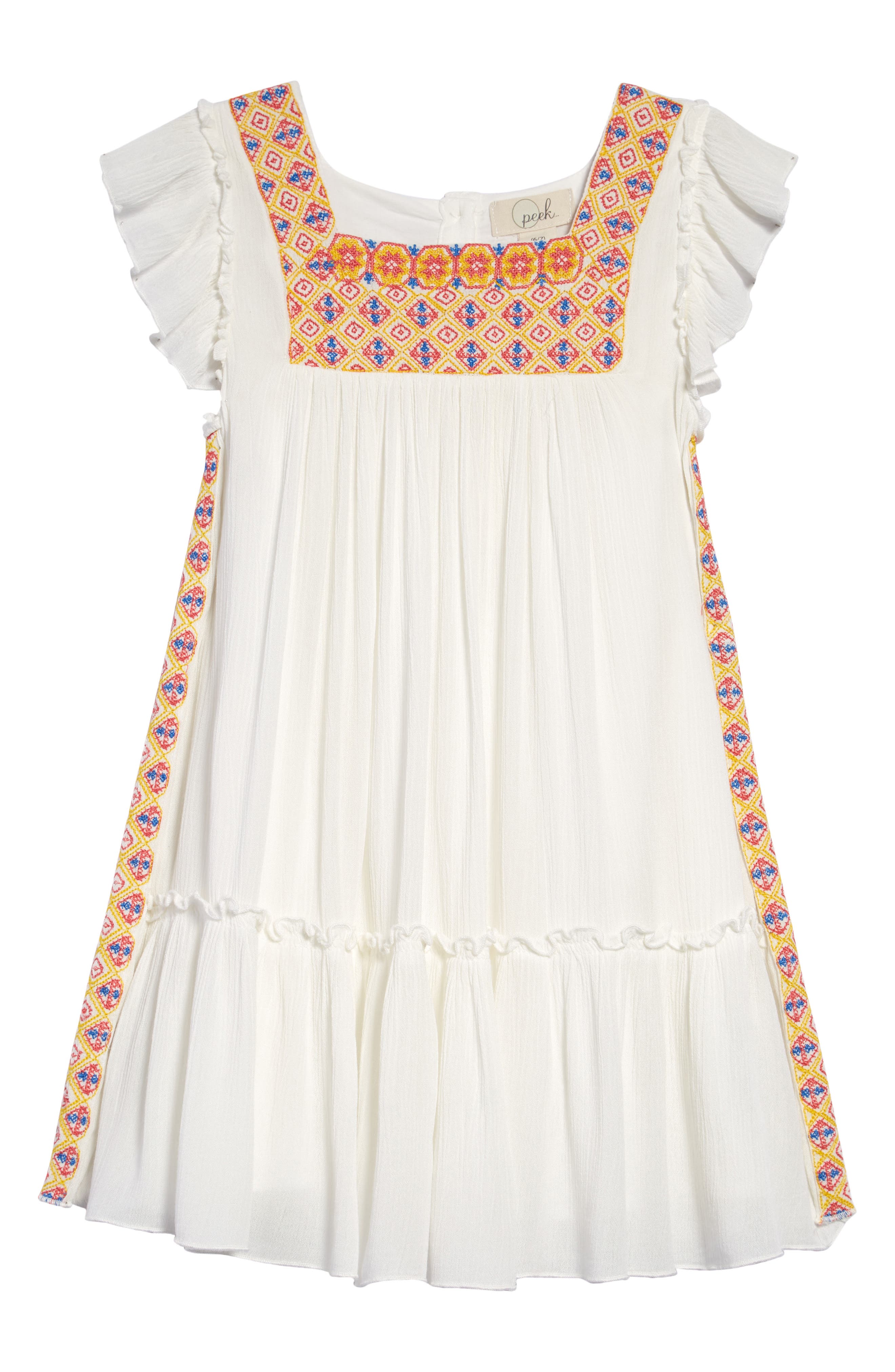 Curious Kids' Embroidered Dress | Nordstrom