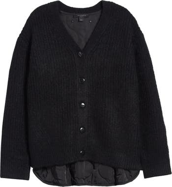 AllSaints Hopper Cardigan with Quilted Lining | Nordstrom