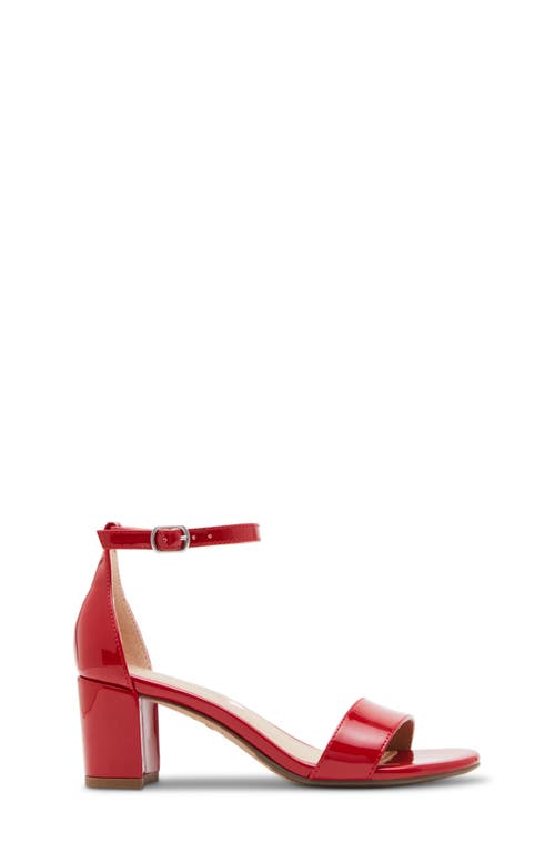 Steve Madden Jcarrson Ankle Strap Sandal In Red Patent
