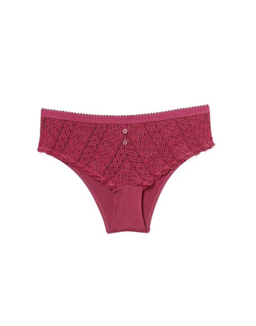 Adore Me Samanta Cheeky Panties In Dark Red
