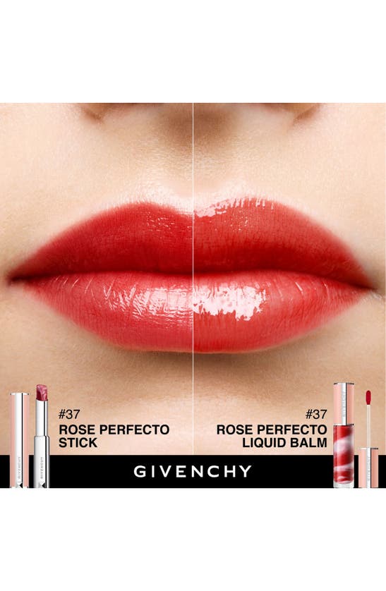 Shop Givenchy Rose Perfecto Liquid Lip Balm In 37 Rouge Graine