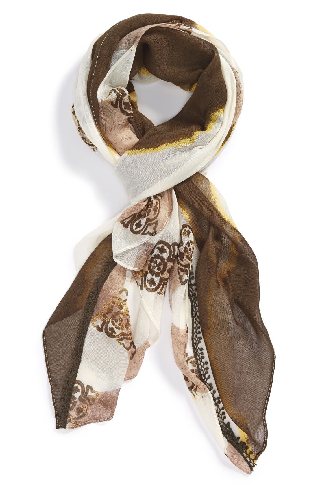 Hinge 'Rustic Stamp' Scarf Nordstrom