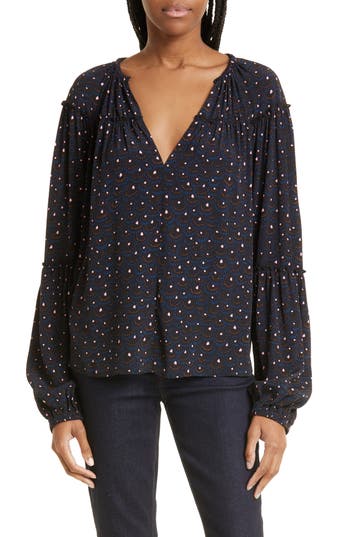 A.L.C A.L.C. JENNA ABSTRACT PRINT TOP