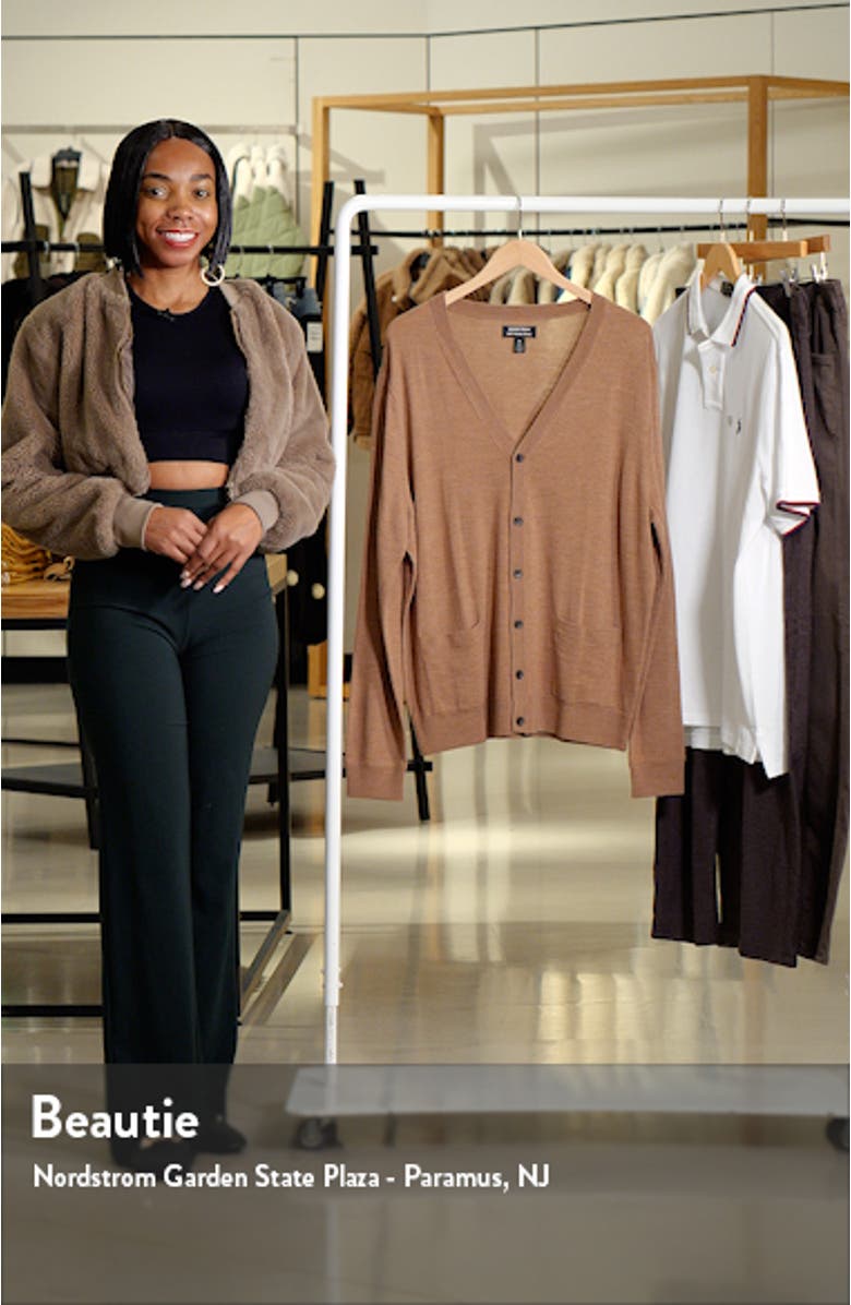 Washable Merino Wool Cardigan, sales video thumbnail