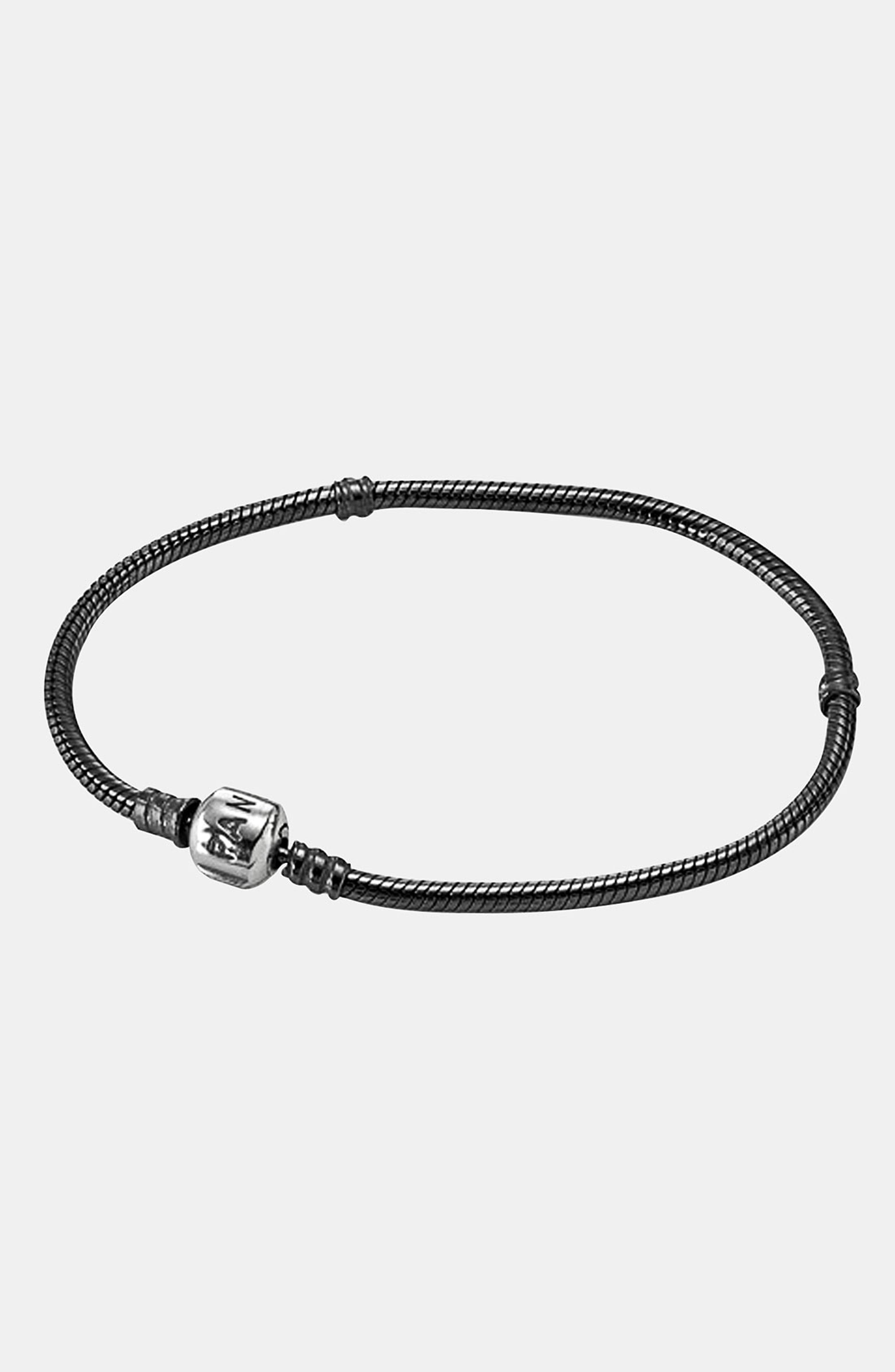 Pandora Oxidized Sterling Silver Charm Bracelet Nordstrom