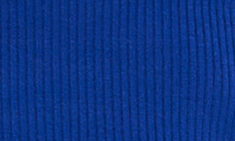Endless Rose Juliet Sleeve Rib Sweater In Blue