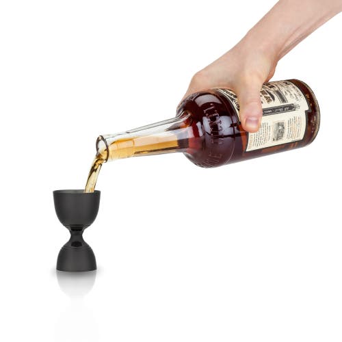 Viski Warren Gunmetal Black Canterbury Jigger In Warren