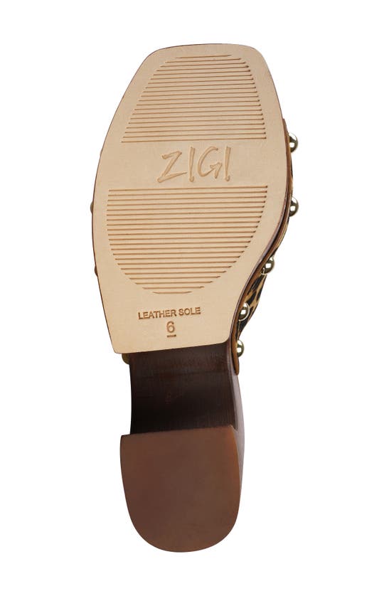 Zigi Atlas Platform Slide Sandal In Leolt
