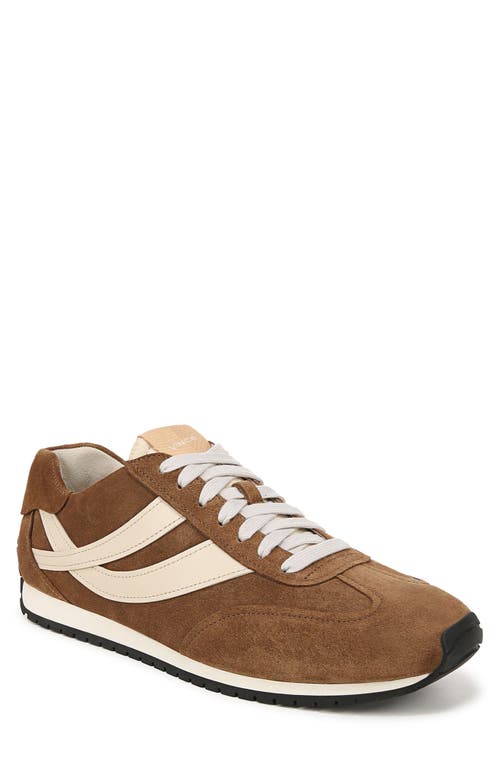 Shop Vince Oasis Sneaker In Vicuna Brown/moonlight