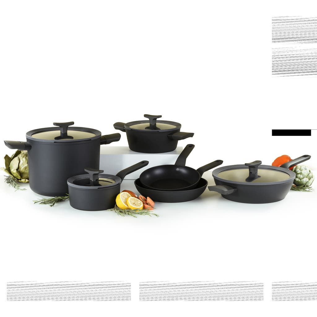 Berghoff The Leo 10-piece Cookware Set In Black