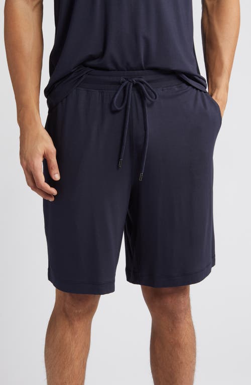 Modal Blend Pajama Shorts in Navy