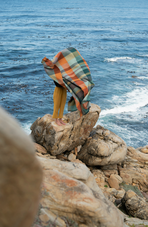Mungo Vrou Vrou Blanket In Cypress