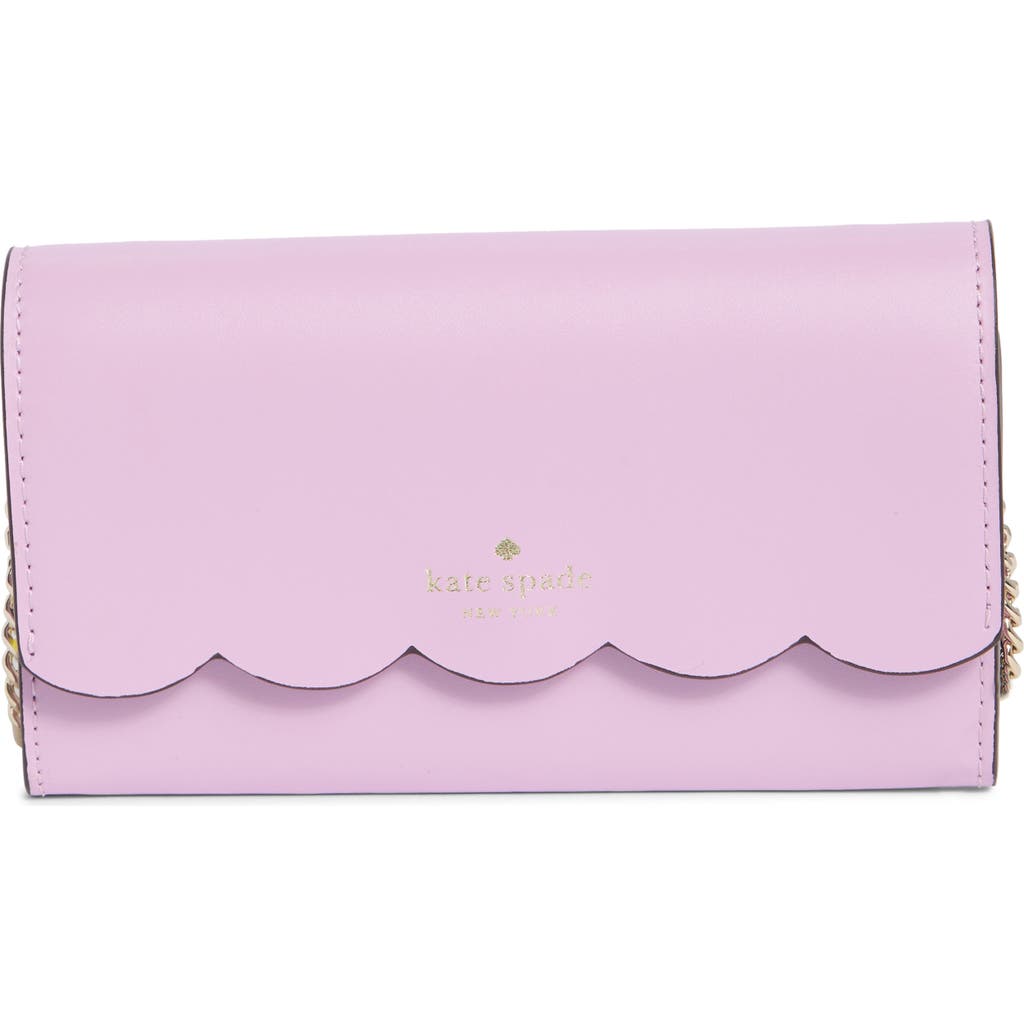 Kate Spade New York Gemma Wallet On A Chain Shoulder Bag In Purple