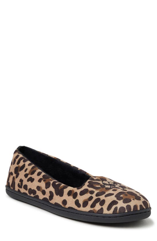 Dearfoams Rebecca Velour Slipper In Desert