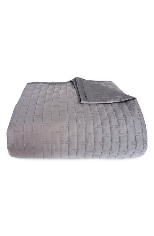 BedVoyage Quilted Coverlet in Platinum at Nordstrom, Size Queen