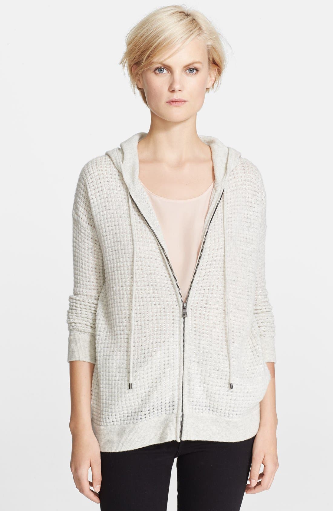 vince cashmere hoodie womens