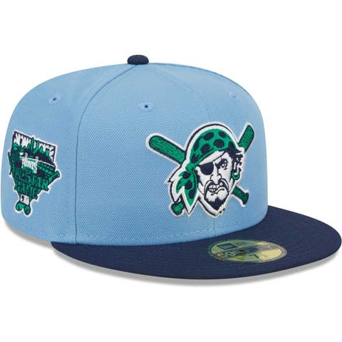 Navy Blue Tampa Bay Rays Team Patch Pride New Era 59FIFTY Fitted 7 3/4