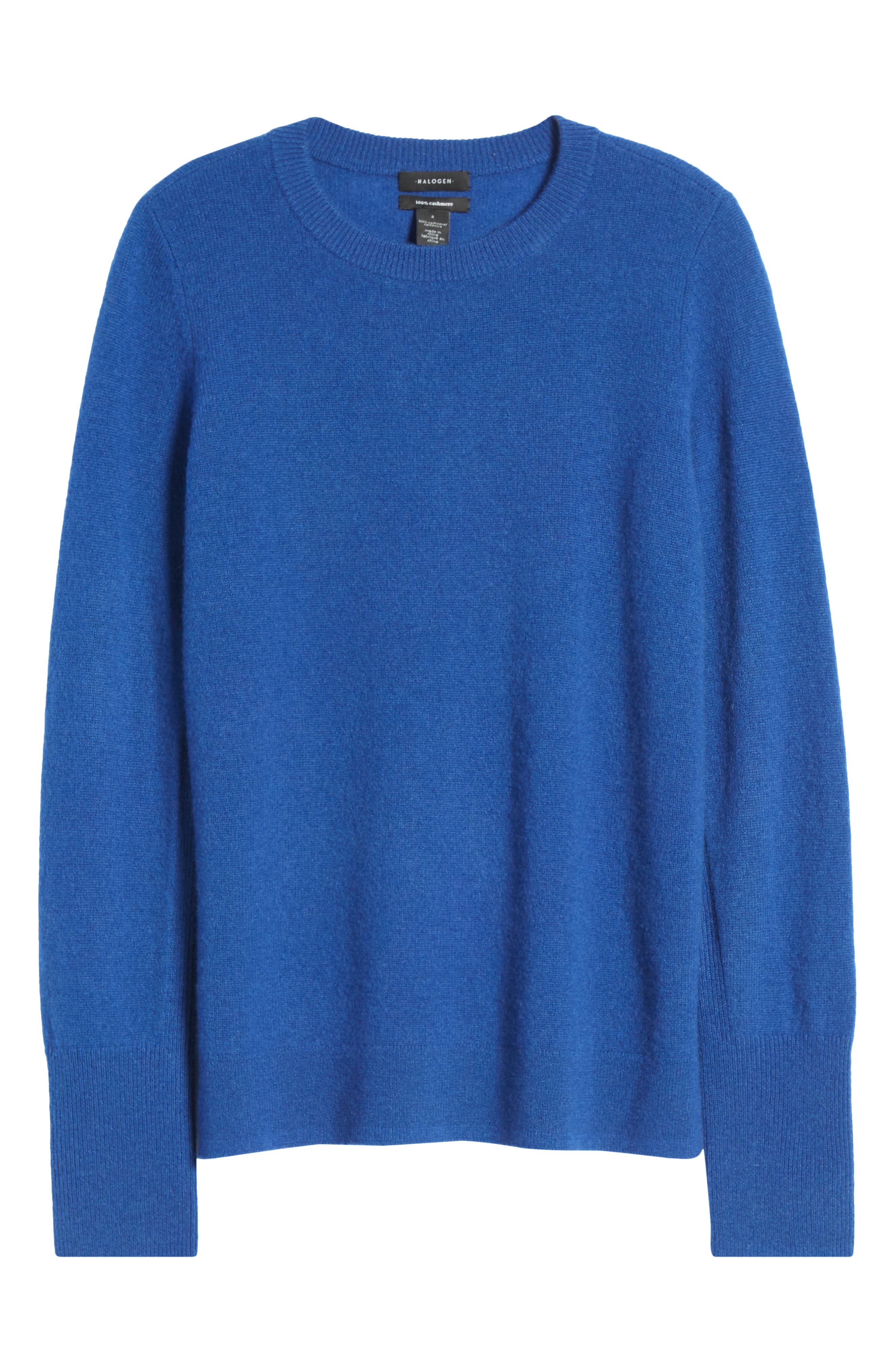 Halogen V-neck Merino Wool Blend Sweater In Royal Neon | ModeSens