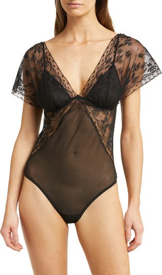 Lifted in Luxury Lace & Mesh Bodysuit