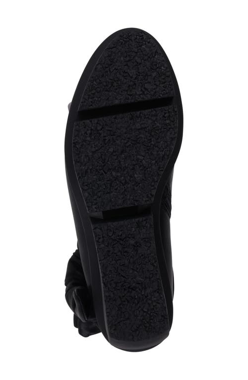 Good Choice New York Lavan Wedge Knot Bootie In Black