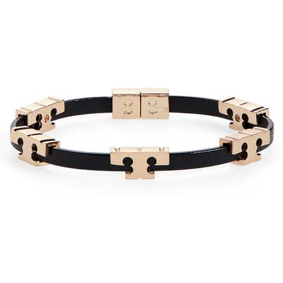 Tory Burch T-Logo Single Wrap Bracelet