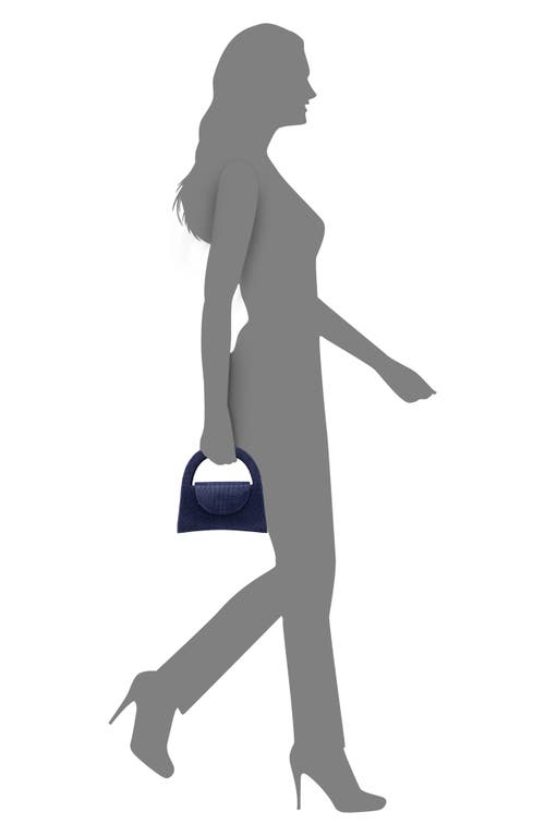 Nina Vixen Crystal Embellished Handbag In Navy