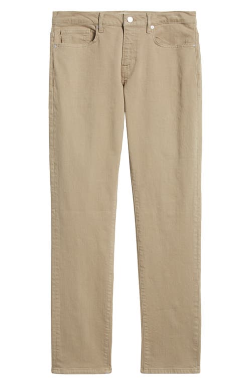Frame L'homme Garage Oak Slim Jean In Dark Beige