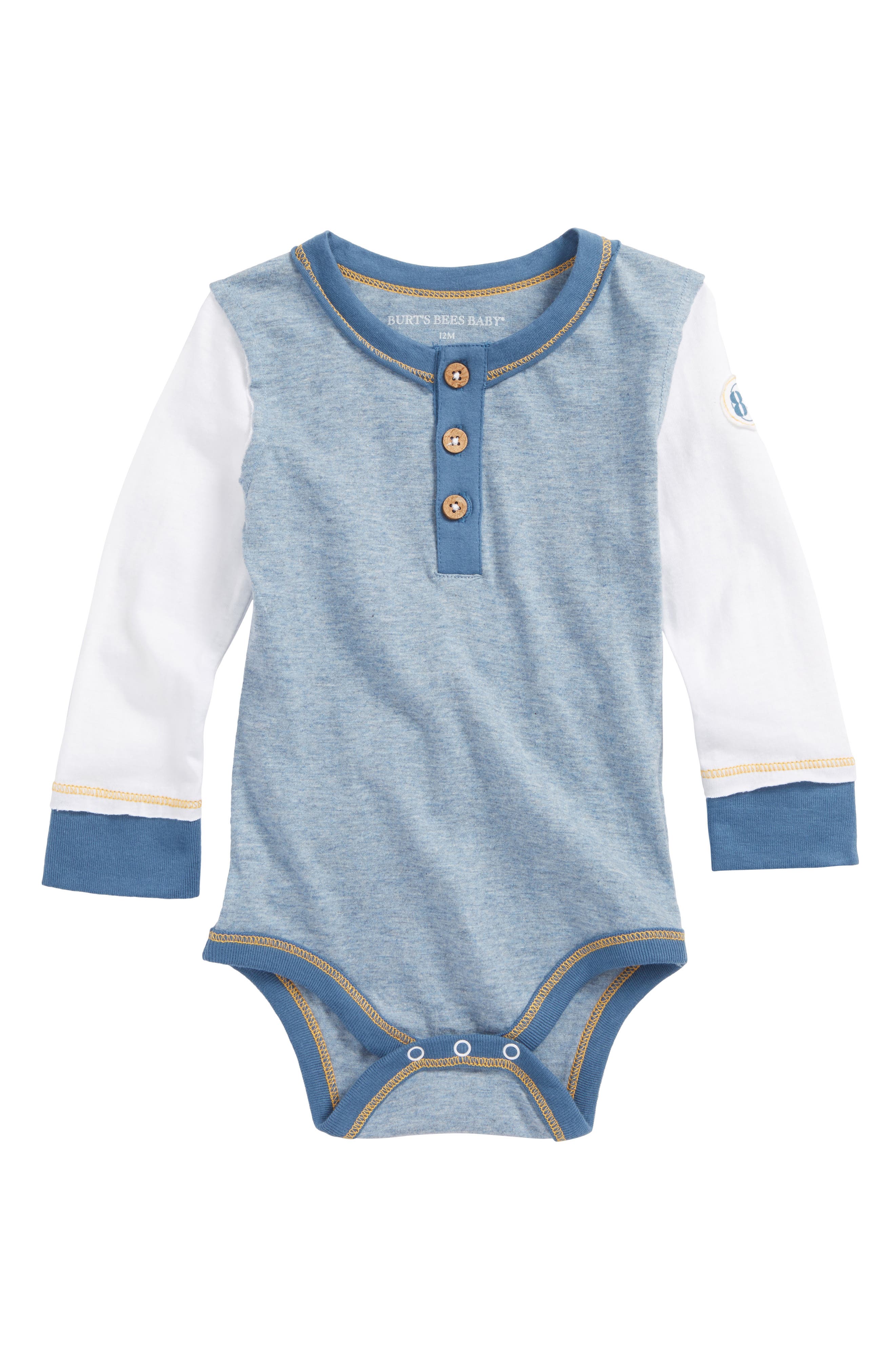 baby henley bodysuit