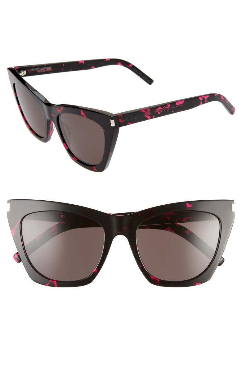 Saint Laurent Kate 55mm Cat Eye Sunglasses Nordstrom