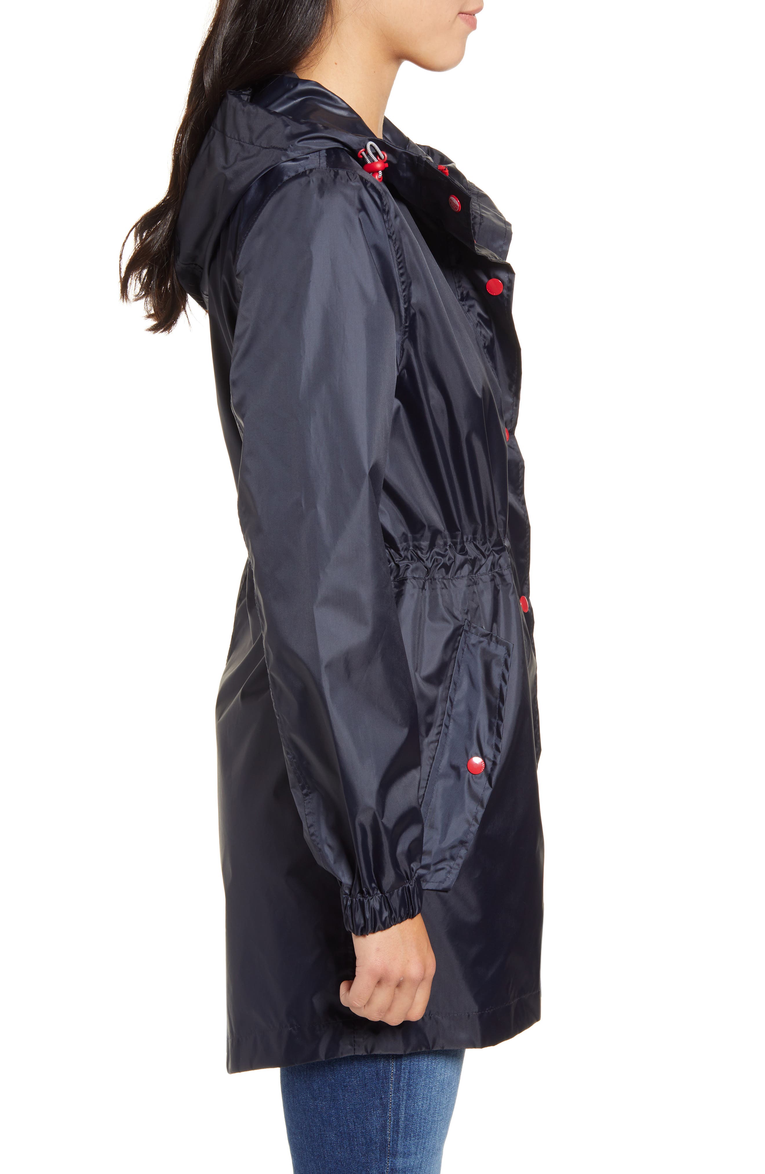 Joules Right as Rain Packable Print Hooded Raincoat Nordstrom Rack