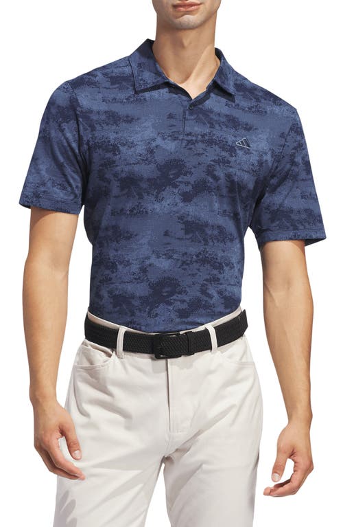Go-To Print Performance Golf Polo in Collegiate Navy