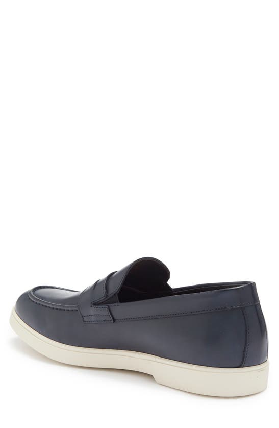 Shop Bruno Magli Ezra Penny Loafer In Navy