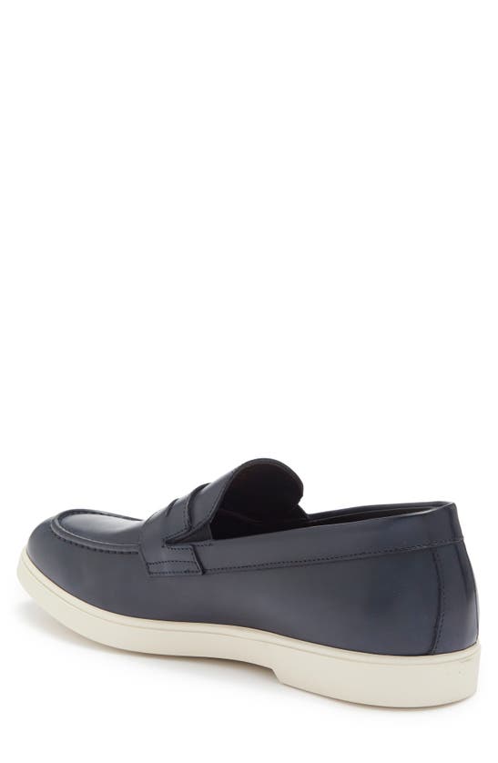 Bruno Magli Ezra Penny Loafer In Navy