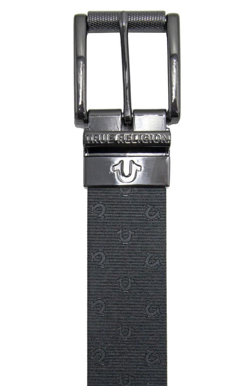 True Religion Brand Jeans Lumin Ii Belt In Black/brown
