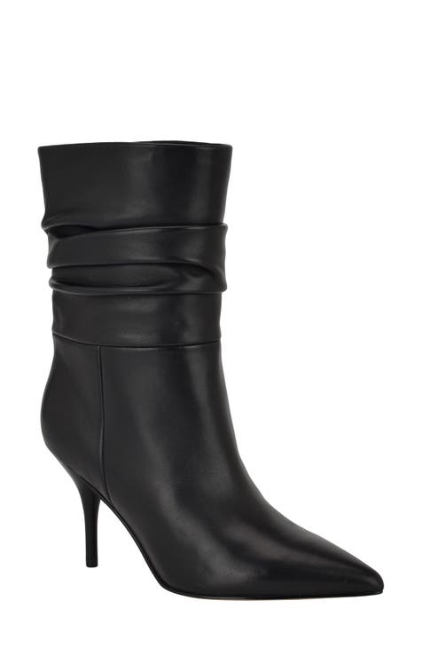 Ankle scrunch boots best sale